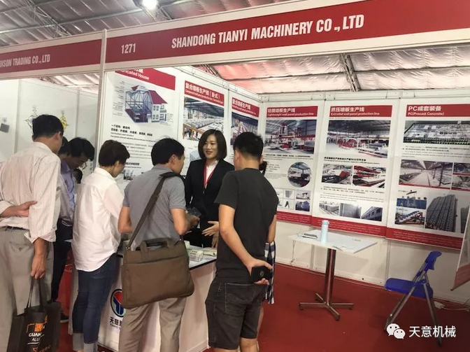 陽春三月,天意機械亮相2019年越南河內建材展